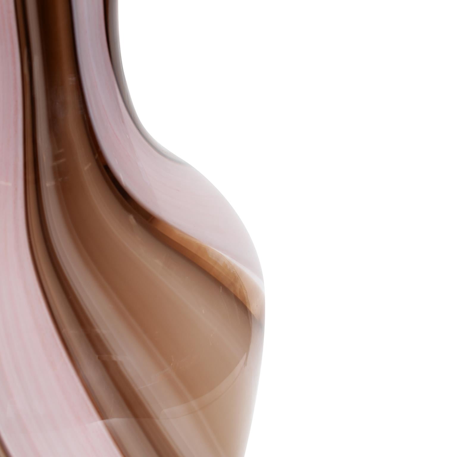 Neapolitain Glass Vase- Medium
