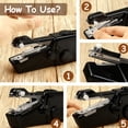 thumbnail image 6 of Mini Handheld Sewing Machine Portable Fast Stitching Tool for Clothes Curtain DIY Craft Home Travel Use, 6 of 6