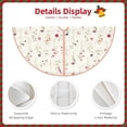thumbnail image 3 of Sikiie Wildflower Watercolor Christmas Tree Skirt, Christmas Tree Decorations, Christmas Decor, Tree Mat Decoration(30-48IN)-36", 3 of 6