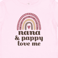 thumbnail image 4 of Inktastic Nana and Pappy Love Me Rainbow Girls Baby T-Shirt, 4 of 5