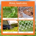 thumbnail image 5 of Vinci 6 Inch 50 Pack Landscape Staples – Heavy Duty Galvanized Garden Stakes for Weed Barrier Fabric, Lawn Edging, Artificial Turf & Landscaping Pins for Yard and Garden, 5 of 7