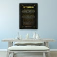 thumbnail image 3 of Ozymandias Poem Wall Decor Percy Bysshe Shelley Quote Wall Art Poetry Poster Kitchen Artwork for Living Room Picture Painting for Bathroom Wall Prints Framed 16×24 in, 3 of 5