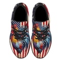 thumbnail image 2 of Patriotic Shoes Rooster American flag Print Sneakers Lightweight Comfortable Running Shoes for Men Women Black Size 3.5, 2 of 7