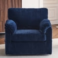 thumbnail image 2 of 33-Inch Chenille Lounge Chair with Reinforced Hardwood Frame - Sturdy and Reliable, 2 of 5