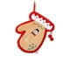 thumbnail image 2 of Christmas Hand Towel Cute Santa Tree Glove Snowman Deer Ultra Soft Thick Fleece Hanging Loop Drying Super, 2 of 6