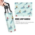 thumbnail image 4 of Yayeee 20oz Insulated Water Bottle Double Wall Stainless Steel with Flip Straw Lid, Ice Hockey, 4 of 7