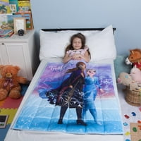Disney's Frozen 2 Kids Weighted Blanket, Super Soft Plush, 36"x48" 4.5lbs, feat. Elsa & Anna