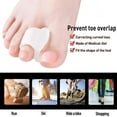thumbnail image 4 of Toe Separators For Overlapping Toes - 8 Pack Gel Bunion Corrector Big Toe Straighteners For Pain Relief, Soft Hallux Valgus Correctior Hammer Toe Spacers For Active Lifestyle, 4 of 6