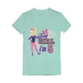thumbnail image 1 of Birthday Girl JoJo Siwa Shirts Gift for 5 Year Old Girl 5th Birthday Party Shirt Gift for 5 Year Youth Kids Girls' Fitted T-Shirt, 1 of 5