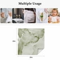 thumbnail image 4 of Marble Sage Green Cloth Napkins, Modern Abstract Ink Painting Luxury Washable and Reusable Dinner Napkins Set of 4, Table Napkin for Kitchen Party Birthday Wedding Hotel Housewarming 20"x20", 4 of 8