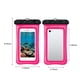 thumbnail image 3 of Funda para teléfono móvil con pantalla táctil, ideal para buceo, natación, 30 metros de resistencia IPX8, compatible con teléfonos de menos de 7 pulgadas. 2 fundas impermeables., 3 of 9