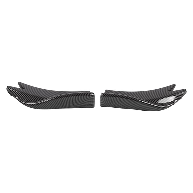 Rear Bumper Side Lip, Practical PP 2pcs Universal Rear Bumper Side Spoiler For Car Surround Decoration