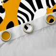 thumbnail image 4 of Homewish Leopard Cheetah Print Blackout Curtains Set of 2 (52x84 Each) for Adult, Orange Polkadots Art Window Curtains, Fashion Wildlife Curtains and Drapes, Window Curtains Bedroom Decor, 4 of 6