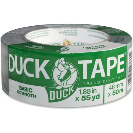 Duck Brand, DUC1118393, Basic Strength Duct Tape, Gray