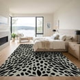 thumbnail image 3 of ODIKA 6' x 9' Machine Washable Non-Slip Area Rug, modern print High Traffic Rug, Gray, 933751, 3 of 7