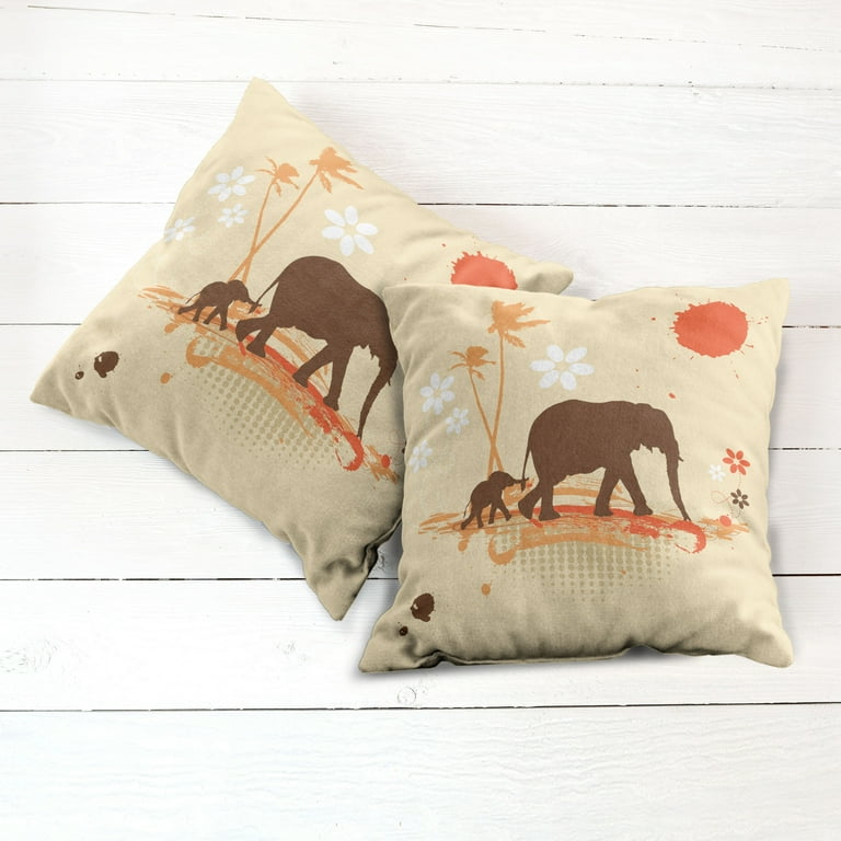 Elephant throw pillow walmart cheap