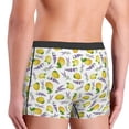 thumbnail image 3 of Uemuo Lavender Flowers Pattern Men's Boxer Briefs,Trunk Anti-Chafing,Comfortable, Durable, and Stylish Underwear-, 3 of 9