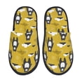 thumbnail image 1 of Balery Cartoon Bear Yellow Pantuflas de Casa de Felpa Silenciosas con Diseño Estampado, Zapatillas Cómodas Antideslizantes de Algodón para Interior-Medium, 1 of 8