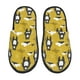 thumbnail image 1 of Balery Cartoon Bear Yellow Pantuflas de Casa de Felpa Silenciosas con Diseño Estampado, Zapatillas Cómodas Antideslizantes de Algodón para Interior-Large, 1 of 8