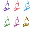 thumbnail image 1 of 4 Tube Pull Rope Fitness Elastic Bands Home Abdominal Exerciser Pedal Ankle Puller, 1 of 5