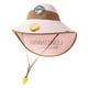 thumbnail image 5 of Sombrero de visera para niños con ventilador Capa de playa transpirable vacío Protección solar Ventilador de enfriamiento Sombrero Sunhat para rosa, 5 of 9