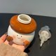 thumbnail image 4 of Dispensador de jabón pequeño for baño y cocina, jabonera de manos, dispensador de jabón de cerámica, 4 of 7