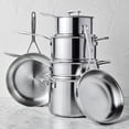 thumbnail image 4 of Demeyere Industry 5-Ply 10-pc Stainless Steel Cookware Set, 4 of 9