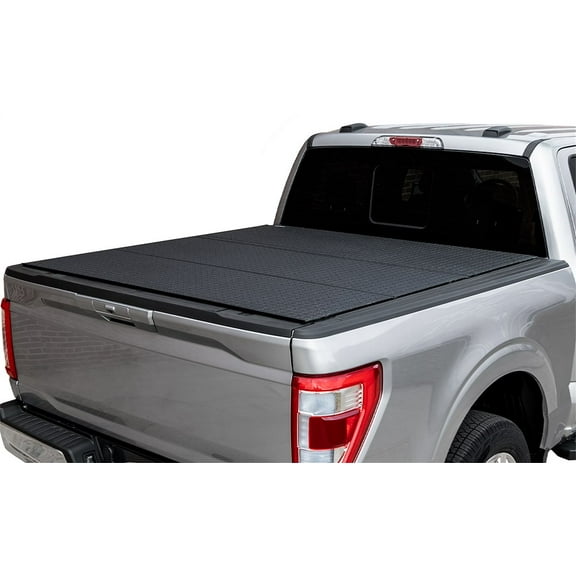 Access B4010049 Lomax Hard Tri - Fold Cover Fits F - 250 Super Duty F - 350 Super Duty Fits select: 2017-2023 FORD F250, 2017-2023 FORD F350