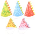 thumbnail image 4 of ColoMX 10 Uds. De sombreros de papel para fiesta de dinosaurios, sombreros cónicos de fiesta para niños, sombreros de papel de dinosaurio de dibujos animados, accesorios para fotos, 4 of 7