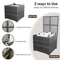 thumbnail image 6 of SEGMART 4 Piece Patio Furniture Set, All-Weather Outdoor Sectional Sofa Set, PE Rattan Conversation Set with Storage Box, Table & Cushions, Wicker Furniture Couch Set for Patio Deck Garden, 6 of 10