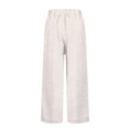 thumbnail image 5 of Sweatpants Women Striped Design Loose Casual Pants With Pockets Chou Xiang Ma Fabric Comfortable For Daily Wear 5Xl High Pull Pants, 5 of 5