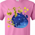 thumbnail image 4 of Inktastic Libra Constellation Zodiac Sign Illustration T-Shirt, 4 of 5