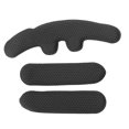 thumbnail image 3 of 2 Pack Hot Press Foam Helmet Pads with Hook and Loop for Electric Bike, Black, One Size, 3 of 4