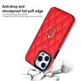 thumbnail image 3 of Case for iPhone 15 Plus,Decase PU Leather Shockproof Case Business Vintage Elegant Protective Back Phone Shell With Ring Kickstand Holder,for iPhone 15 Plus - red, 3 of 7