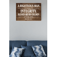 thumbnail image 2 of Scripture Walls  Righteous Man Proverbs 20:7   Scripture Bible Verse Canvas Christian Wall Art Ready to Hang Unframed, 2 of 7