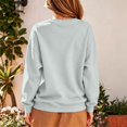 thumbnail image 4 of Womens Sweatshirts No Hood Oversized Crewneck Pullover Long Sleeve Tops | Fall Sweatshirts For Women 2026 Crew Neck Hoodie Pullover Fleece Plain Comfy Cozy Casual Travel Clothes,L, 4 of 8