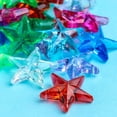 thumbnail image 5 of Entervending Acrylic Gems - Plastic Stars Fake Gems - 1.32 Lb Treasure Box Gems in Jar - Assorted Colors Plastic Gemstones for Kids - Big Plastic Gem Vase Fillers - Table Scatters - Aquarium Jewels, 5 of 5