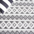 thumbnail image 6 of SAFAVIEH Cabana Ethan Geometric Indoor/Outdoor Area Rug, Black/Grey Ivory, 4' x 6', 6 of 14