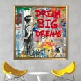 thumbnail image 5 of Dream Big Graffiti, Printed Canvas Canvas, Large Wall Art, Living Room Printed Canvas, Modern Canvas Art, Dream Graffiti Canvas Print, Canvas Wall Decor - Rolled Canvas, 5 of 6
