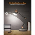 thumbnail image 3 of Lepower Metal Desk Lamp, Adjustable Goose Neck Architect Table Lamp with On/Off Switch, Eye-Caring Reading Lamp for Bedroom, Study Room & Office, 3 of 9
