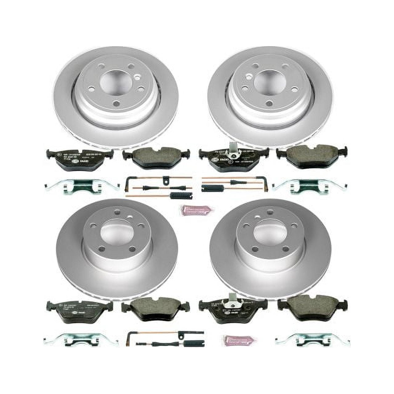 Power Stop ESK2746 Euro-Stop Brake Kit -Front & Rear