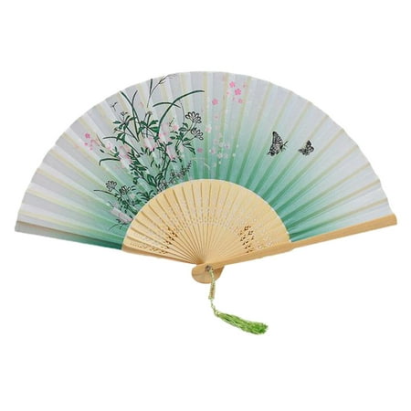 

Handmade Bamboo Hand Fan | Chinese Style Handheld Folding Fan | Charming Elegant Modern Folding Fans for Wedding Party Gifts Wall Decoration