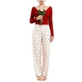 thumbnail image 2 of Royisotas Pajamas for Women Comfortable Sleepwear 2 Piece Lace Short Sleeve Button Down Dressy Womens Lounge sets, 2 of 3
