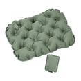 thumbnail image 1 of Cojín de asiento inflable almohadilla de asiento de asiento transpirable para césped de navegación Verde oscuro, 1 of 8