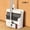 【white】, variant on Broom and Dustpan Set with Upright Combo for Home, Long Handle Floor Sweeper in White