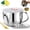 With lid, variant on 304 Stainless Steel Fat Separator with Dual Spout Design, Grease & Gravy Separator Cup with Heat-Resistant Handle, Ideal for Soup, Stew, Sauce & Home Cooking