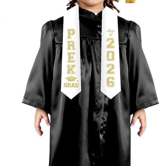 Pre-k Graduation Decorations 2026, Class of 2026 Graduation Decorations Stole Sash Congrats Grad Academic Preschool