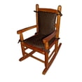 thumbnail image 1 of Baby Doll Bedding Heavenly Soft Child Rocking Chair Cushion Pad Set, Chocolate (Chair is not Included with The Product), 1 of 1
