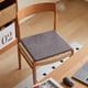 thumbnail image 4 of Cojín de lino, 1 pieza, cojines para silla de comedor, cojín para silla, desmontable y lavable, cojín para silla de casa u oficina, almohadilla de esponja gruesa, diseños de correa antideslizante, alm, 4 of 6