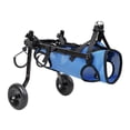 thumbnail image 1 of DEBGFS POINTERTECK Cat Wheelchair Adjustable Height Adjustable Pet Mobility Aid Comfortable Mobility  for Back Legs Blue, 1 of 3